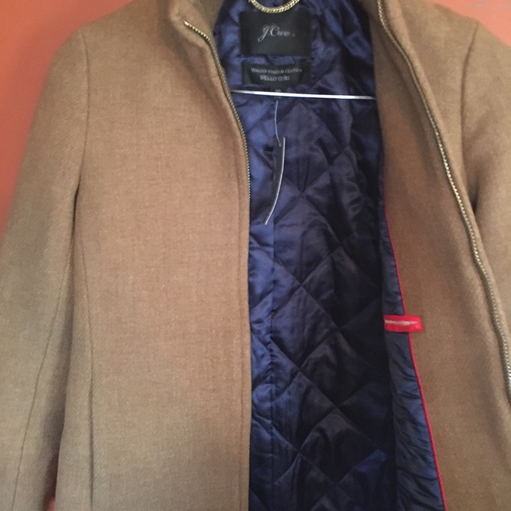 NWT J. Crew Italian stadium cloth wool coat 2P - Picture 4 of 8